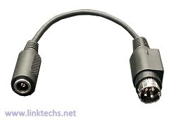 5700035-  Cable 4Pin Mini Din Male to 5.5x2.1mm