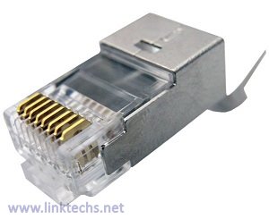Shielded RJ45 Connector - CAT6, 6A - 1.05mm to 1.15mm ID