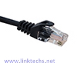 CAT5E Ethernet Patch Cable, Molded Snagless Boot, Multiple Colors Available