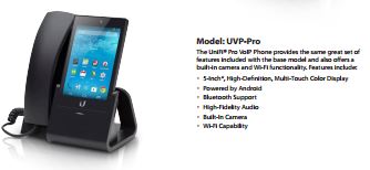 UVP-PRO UniFi Voip Phone with Android PRO