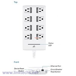 mPower-Pro- mFi, 8-port US power, Wifi and Ethernet