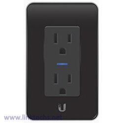 mFi-MPW InWall Manageable Outlet, Black mFI